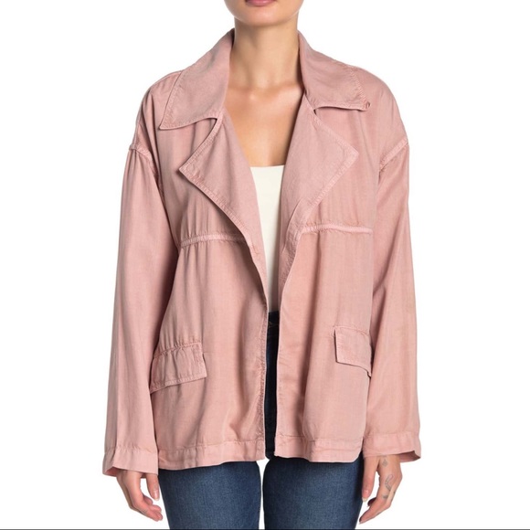Caslon 79 0 Tencel Utility Jacket Blush 